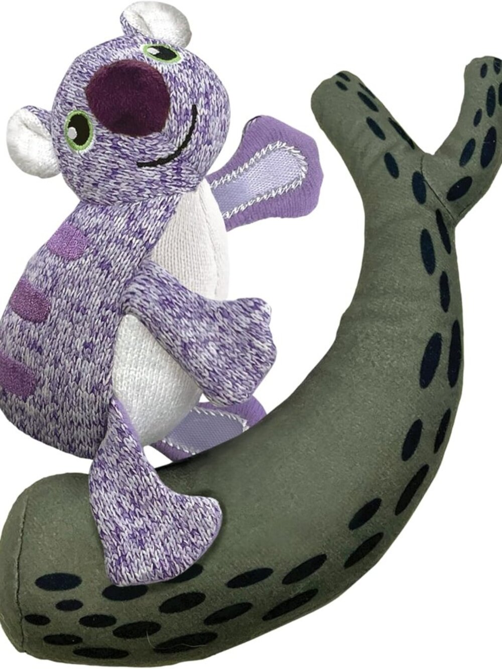 KONG Pull-A-Partz Pals Koala Dog Toy 2-in-1 Plush Squeaky Interactive